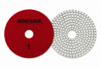 Renegade 5" Brick Style 3-Step Diamond Polishing Pads