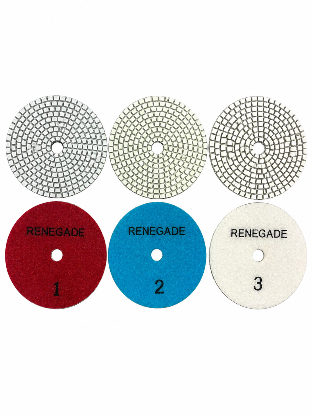 Renegade 3 Step Polishing Pads