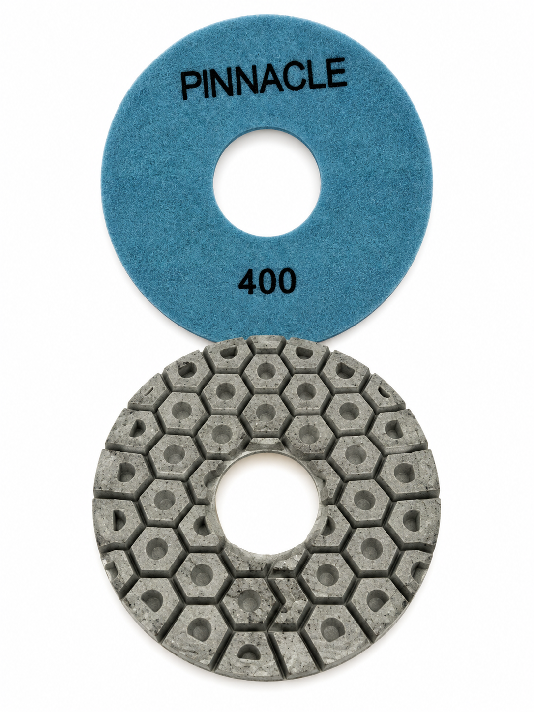 Pinnacle 5" Hex Pattern Line Polishing Pads – 50–3000 Grit