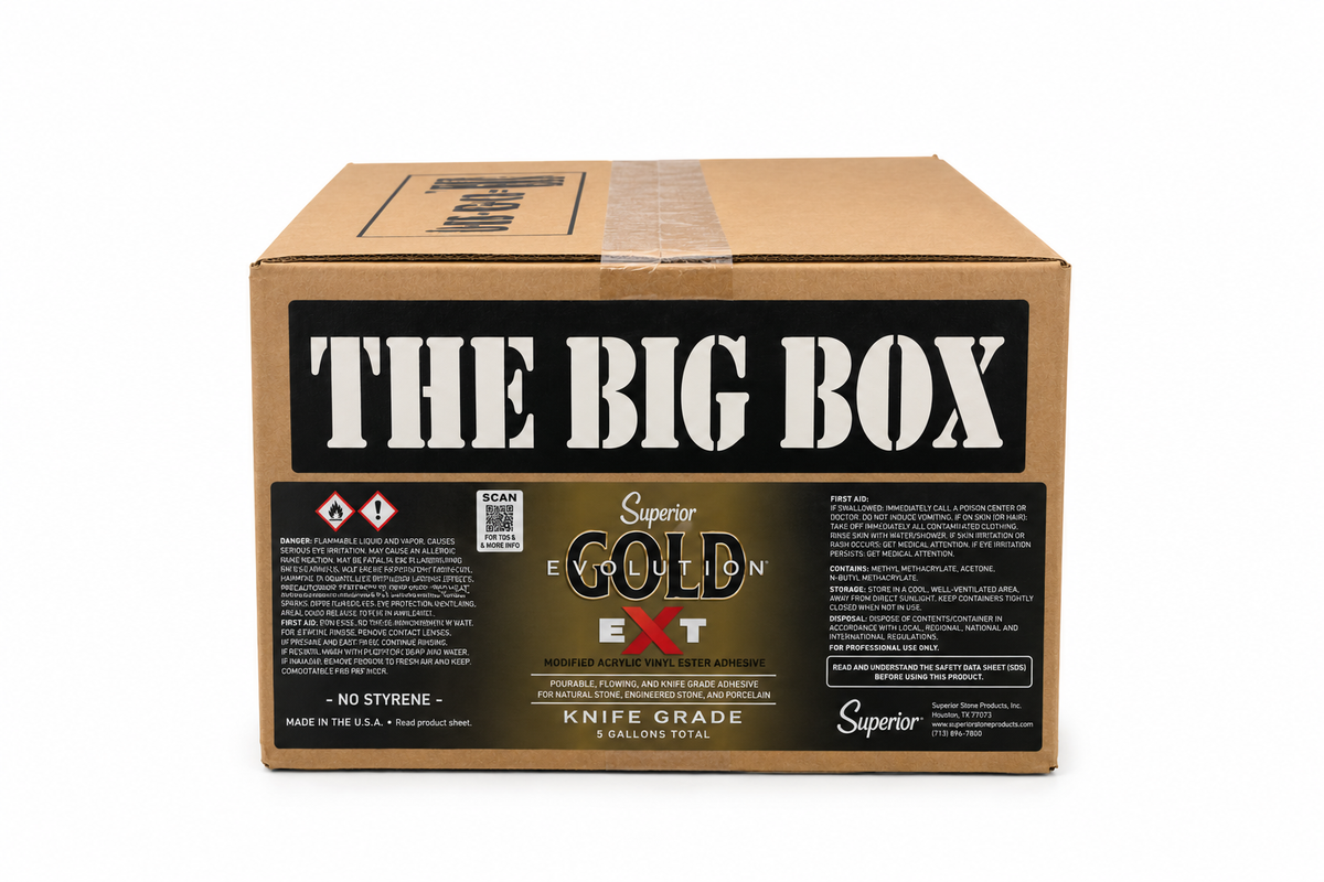 Superior Gold Evolution EXT Adhesive EV-5 Knife Grade, Big Box UPS READY