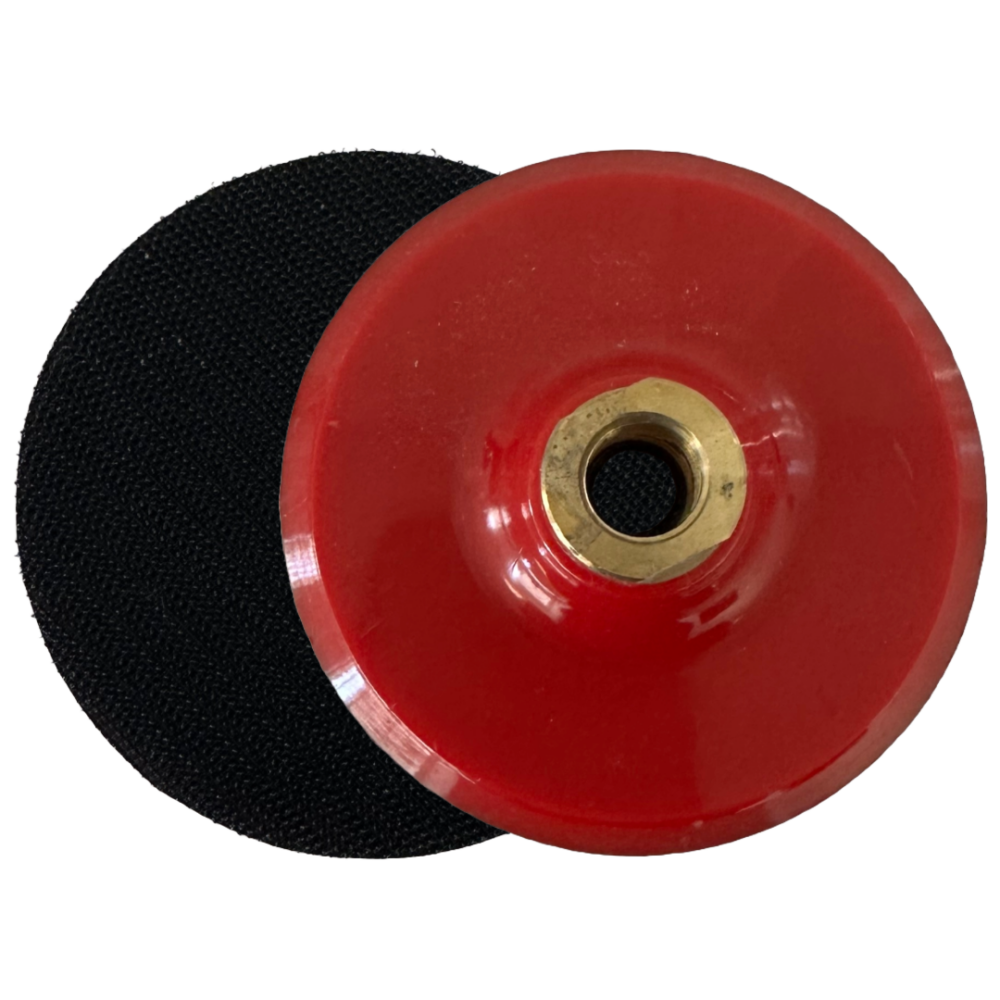 Thin Rigid Red Backer Pad 4"
