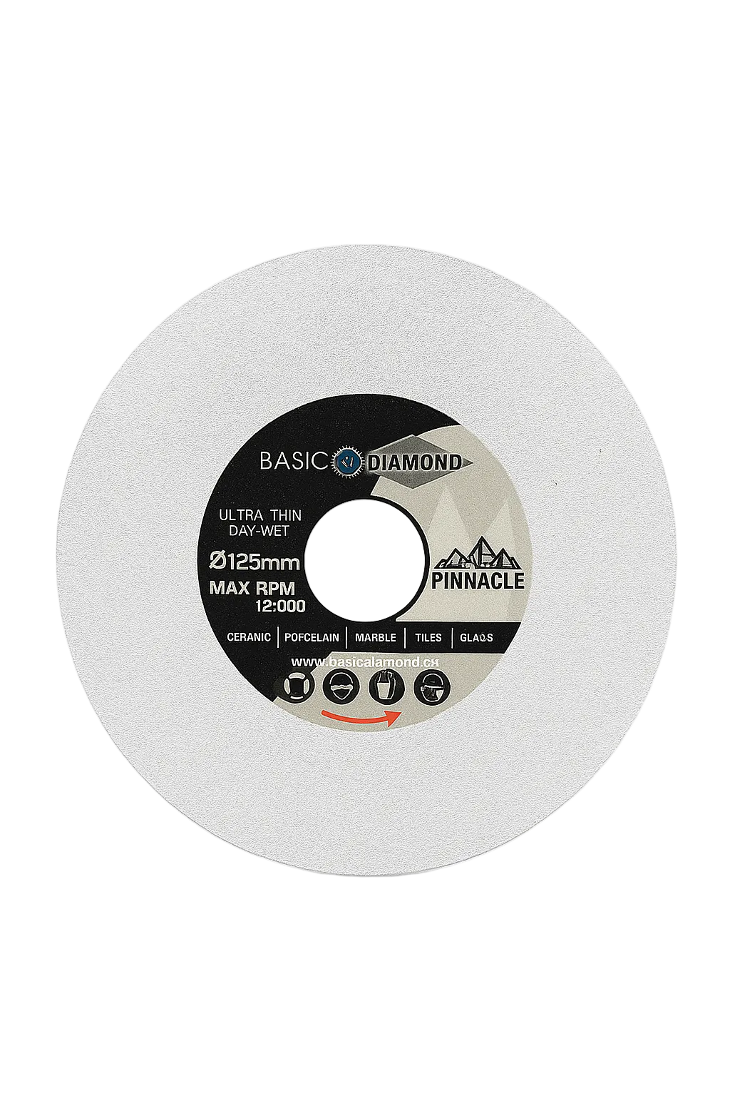 Pinnacle Ultra Thin Vacuum Brazed Blade For Porcelain