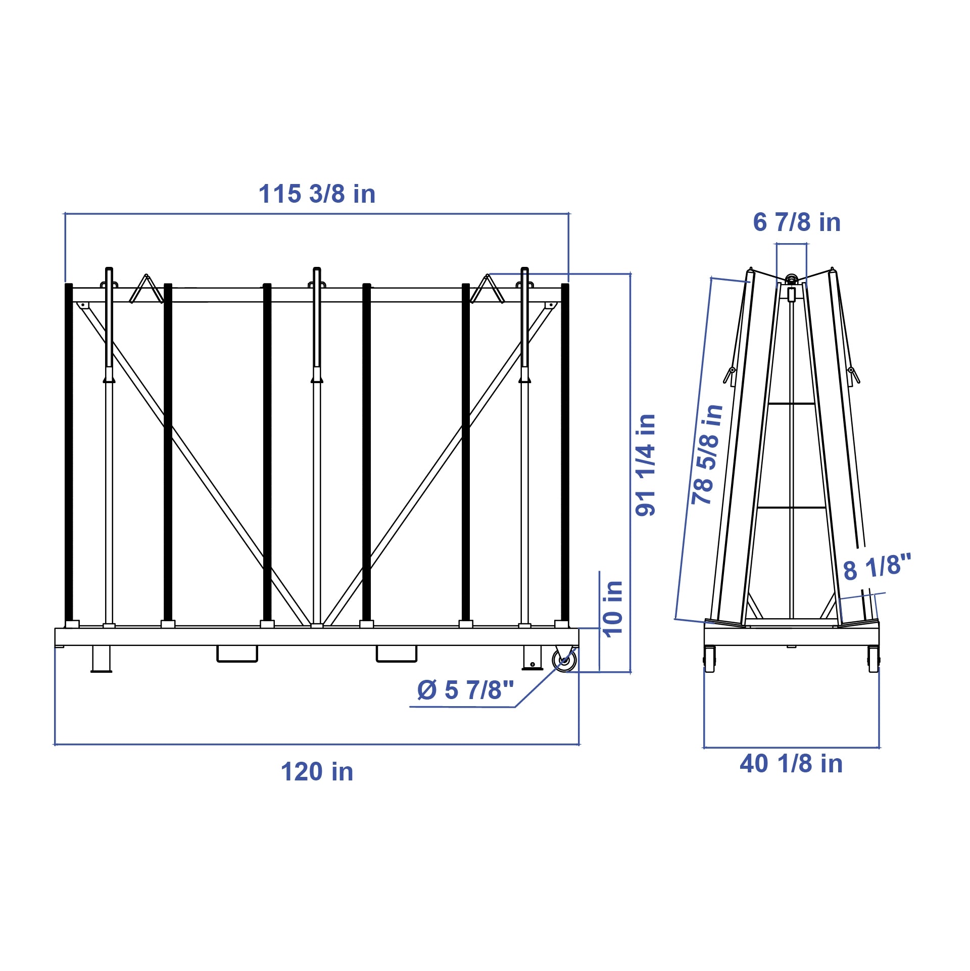 Aardwolf Transport Rack TF3050H