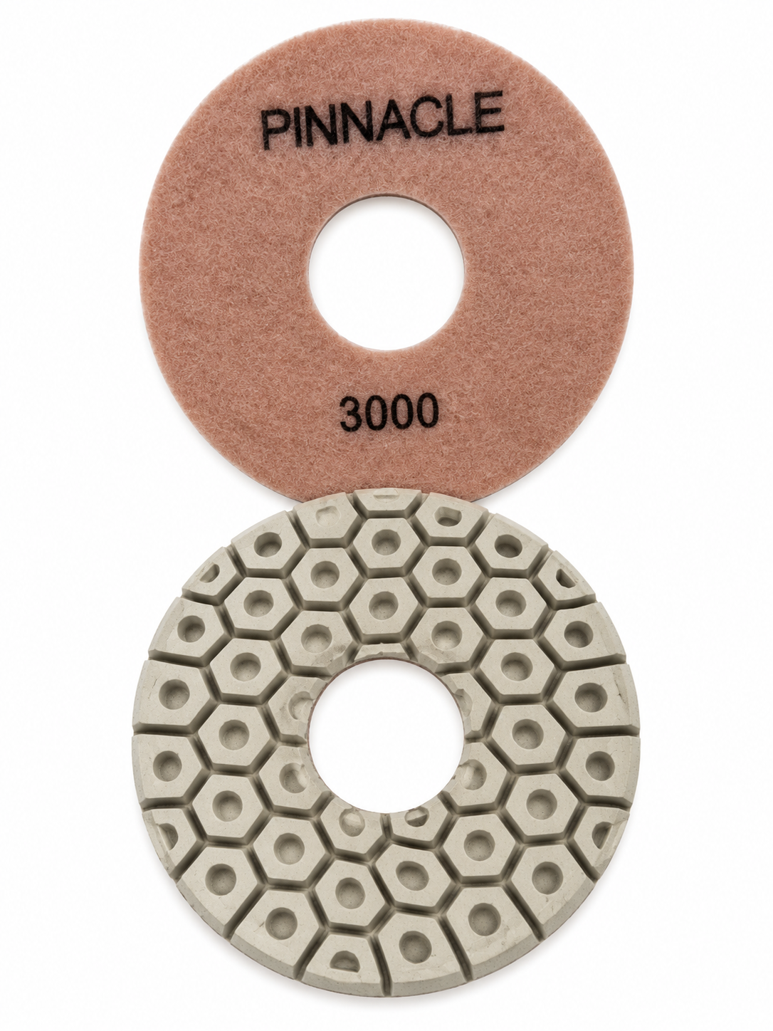 Pinnacle 5" Hex Pattern Line Polishing Pads – 50–3000 Grit
