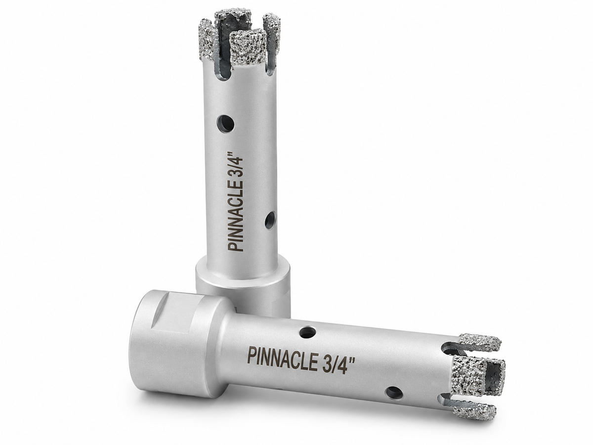 Pinnacle Vacuum Brazed Core Drills
