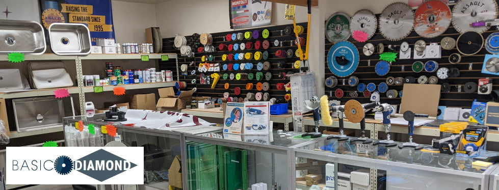 Diamond Polishing Pads & Granite Fabrication Tools | Basic Diamond