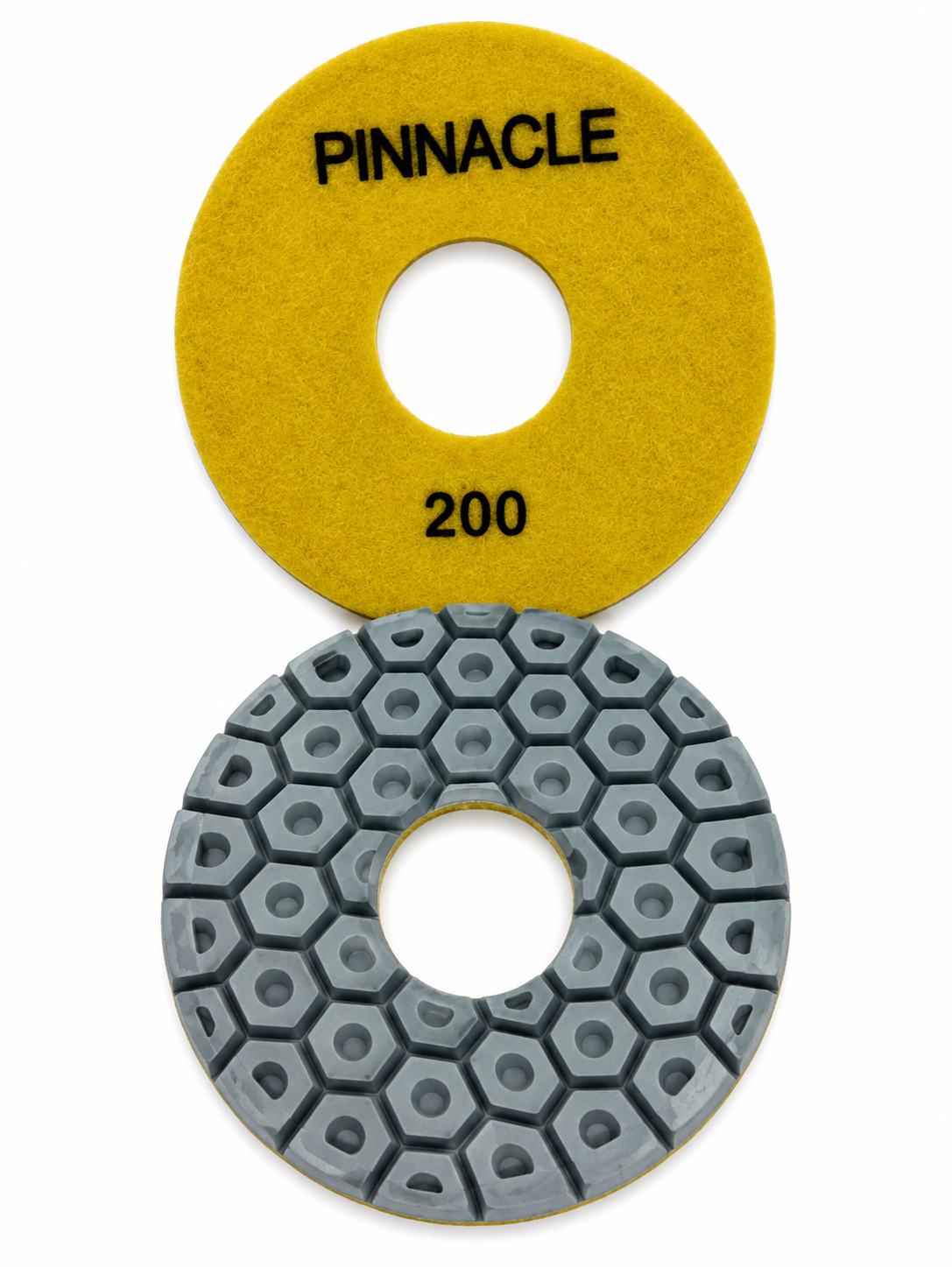 Pinnacle 5" Hex Pattern Line Polishing Pads – 50–3000 Grit