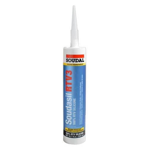 Soudal 100% RTV Silicone Sealant – Clear