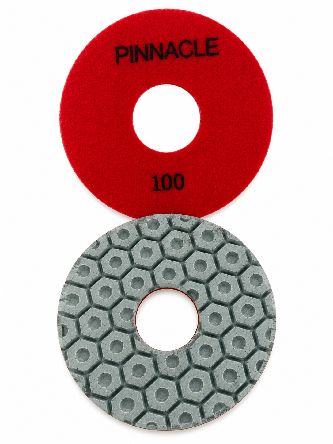 Pinnacle 5" Hex Pattern Line Polishing Pads – 50–3000 Grit