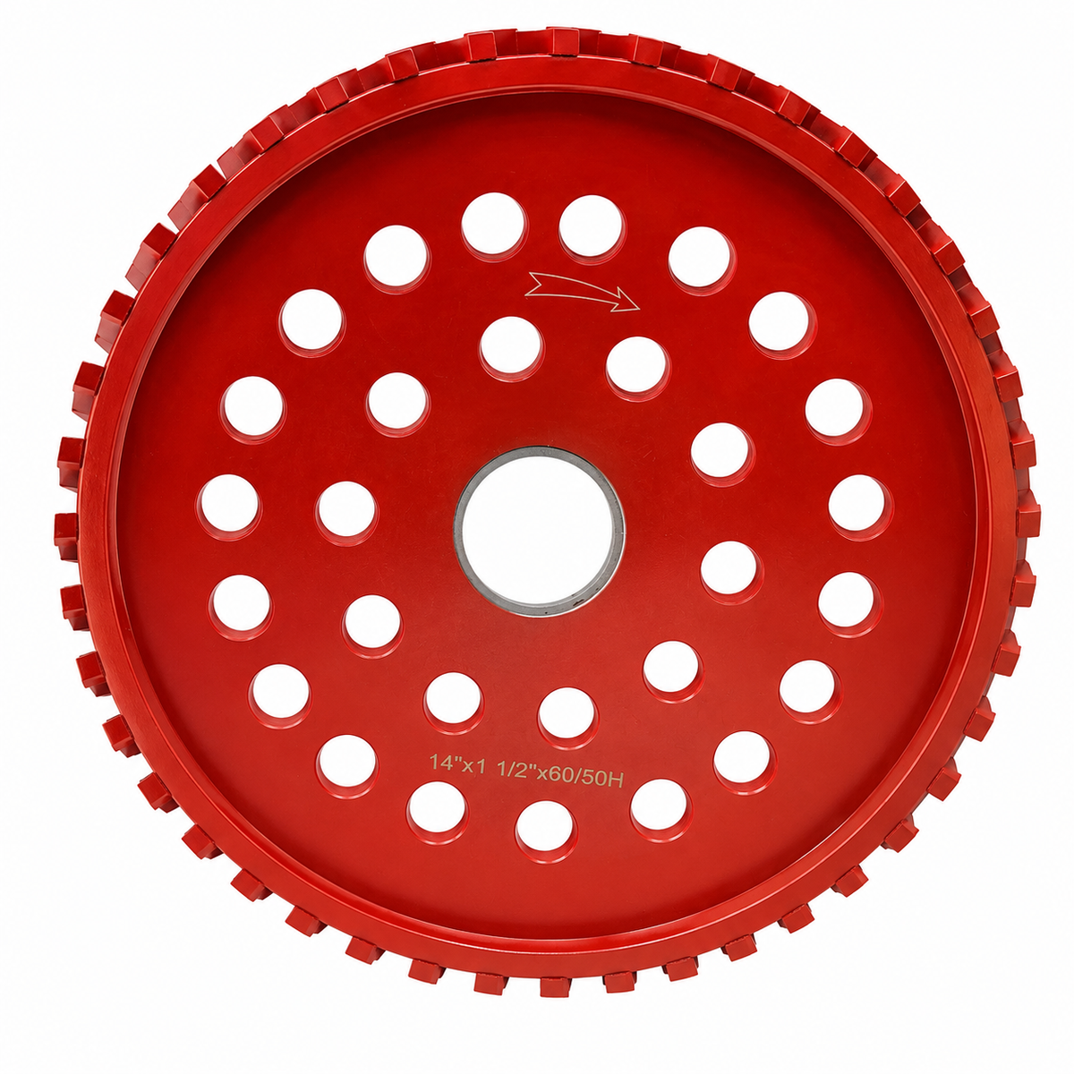 14" X1 1/2  STEEL MILLING WHEEL 50/60