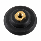 4" RUBBER BACKER BLACK