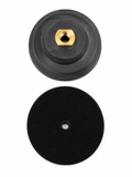5" RUBBER BACKER BLACK